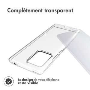 Accezz Coque Clear Motorola Moto Edge 30 Ultra - Transparent