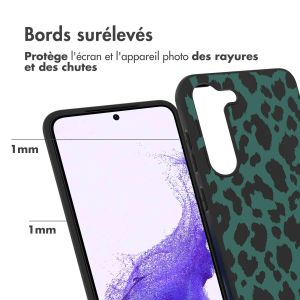 iMoshion Coque Design Samsung Galaxy S23 - Léopard - Vert / Noir