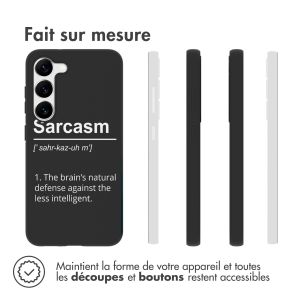 iMoshion Coque Design Samsung Galaxy S23 - Sarcasm