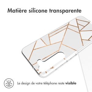iMoshion Coque Design Samsung Galaxy S23 Plus - White Graphic