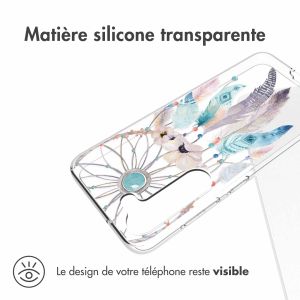 iMoshion Coque Design Samsung Galaxy S23 Plus - Dream Catcher Feathers