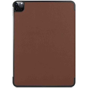 iMoshion Coque tablette Trifold iPad Pro 12.9 (2022) / Pro 12.9 (2021) - Brun