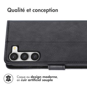 iMoshion Étui de téléphone portefeuille Luxe Samsung Galaxy S23 - Noir