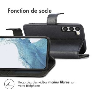 iMoshion Étui de téléphone portefeuille Luxe Samsung Galaxy S23 Plus - Noir
