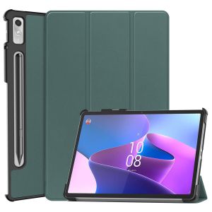 iMoshion Coque tablette Trifold Lenovo Tab P11 Pro (2nd gen) - Vert foncé