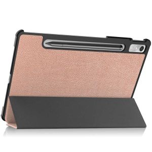 iMoshion Coque tablette Trifold Lenovo Tab P11 Pro (2nd gen) - Rose Dorée