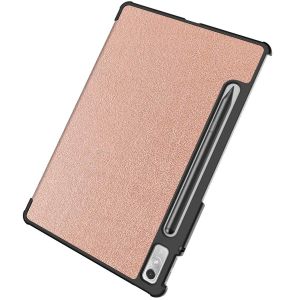 iMoshion Coque tablette Trifold Lenovo Tab P11 Pro (2nd gen) - Rose Dorée