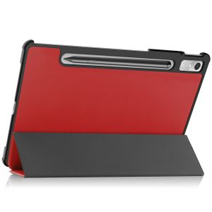 iMoshion Coque tablette Trifold Lenovo Tab P11 Pro (2nd gen) - Rouge