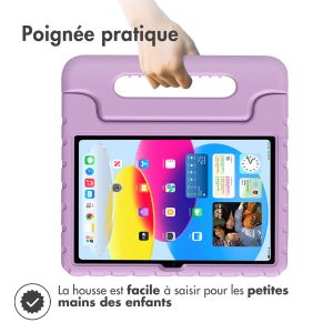 iMoshion Coque kidsproof avec poignée iPad 10 (2022) 10.9 pouces - Lila