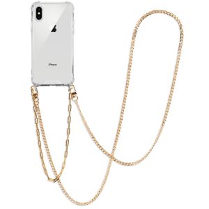 iMoshion Coque avec cordon + bracelet - Chaîne iPhone Xs / X - Dorée