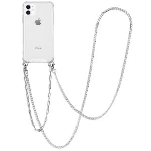 iMoshion Coque avec cordon + bracelet - Chaîne iPhone 11 - Argent
