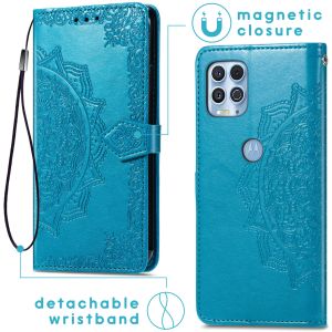 iMoshion Etui de téléphone Mandala Motorola Moto G100 - Turquoise