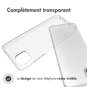 Accezz Coque Clear Samsung Galaxy A22 (5G) - Transparent