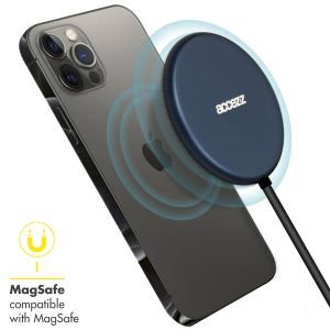 Accezz Chargeur sans fil MagSafe - Chargeur MagSafe avec connexion USB-C - 15 Watt - Bleu
