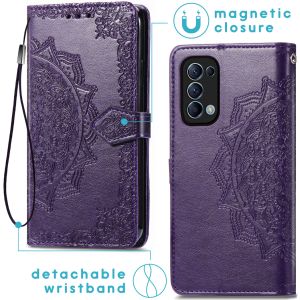 iMoshion Etui de téléphone Mandala Oppo Find X3 Lite - Violet