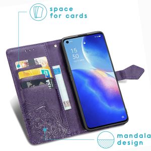 iMoshion Etui de téléphone Mandala Oppo Find X3 Lite - Violet