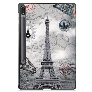 iMoshion Coque tablette Design Trifold Galaxy Tab S8 Plus / S7 Plus / S7 FE 5G - Paris