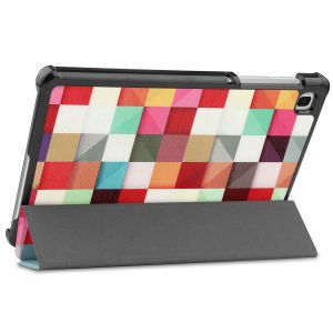 iMoshion Coque tablette Design Trifold Galaxy Tab A7 Lite - Colors