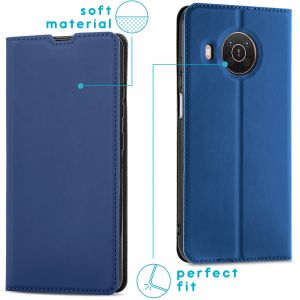 iMoshion Étui de téléphone Slim Folio Nokia X10 / X20 - Bleu foncé