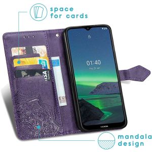 iMoshion Etui de téléphone Mandala Nokia 1.4 - Violet