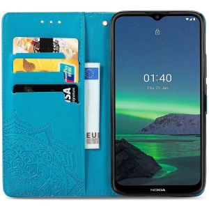 iMoshion Etui de téléphone Mandala Nokia 1.4 - Turquoise