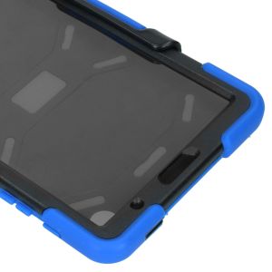 Coque Protection Army extrême Galaxy Tab A7 Lite - Bleu