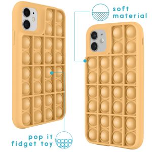 iMoshion Pop It Fidget Toy - Coque Pop It iPhone 11 - Dorée