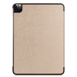 iMoshion Coque tablette Trifold iPad Pro 12.9 (2022) / Pro 12.9 (2021) - Dorée