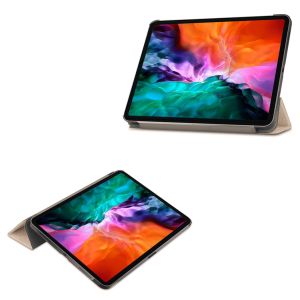 iMoshion Coque tablette Trifold iPad Pro 12.9 (2022) / Pro 12.9 (2021) - Dorée