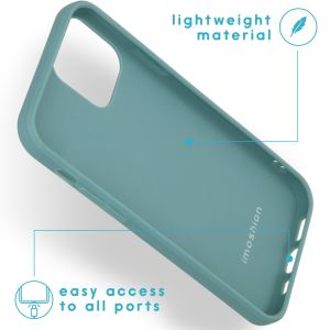 iMoshion Coque Couleur iPhone 12 (Pro) - Vert foncé
