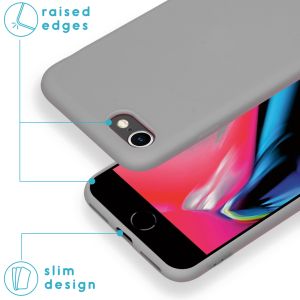 iMoshion Coque Couleur iPhone SE (2022 / 2020) / 8 / 7 - Gris