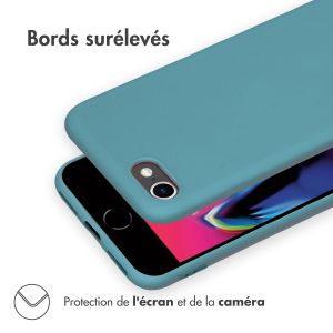 iMoshion Coque Couleur iPhone SE (2022 / 2020) / 8 / 7 - Vert foncé