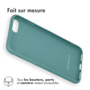 iMoshion Coque Couleur iPhone SE (2022 / 2020) / 8 / 7 - Vert foncé