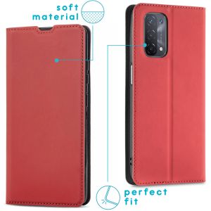 iMoshion Étui de téléphone Slim Folio Oppo A74 (5G) / A54 (5G) - Rouge