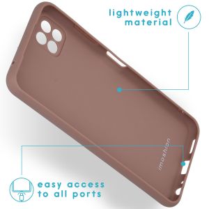 iMoshion Coque Couleur Samsung Galaxy A22 (5G) - Taupe
