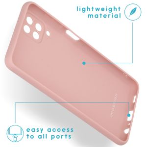iMoshion Coque Couleur Samsung Galaxy A12 - Dusty Pink
