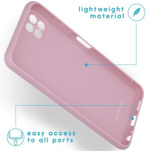 iMoshion Coque Couleur Samsung Galaxy A22 (5G) - Dusty Pink