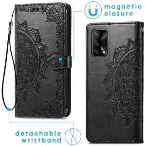 iMoshion Etui de téléphone Mandala Oppo A74 (4G) - Noir