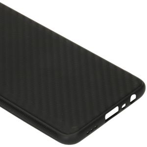 Coque silicone Carbon Oppo A74 (4G) - Noir