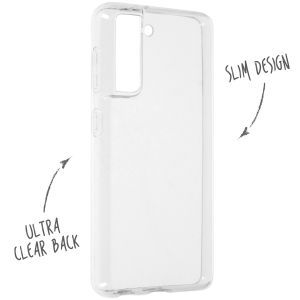 Accezz Coque Clear Samsung Galaxy S21 FE - Transparent