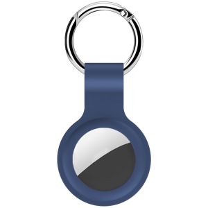Coque/Porte-clés en silicone AirTag Blanc
