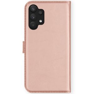 Selencia Étui de téléphone portefeuille en cuir véritable Galaxy A32 (5G) - Rose