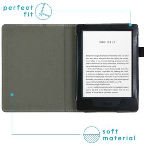 iMoshion Étui de liseuse en cuir végan Amazon Kindle 10 - Noir