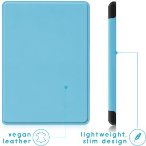 iMoshion ﻿Slim Hard Sleepcover Amazon Kindle 10 - Bleu clair
