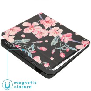 iMoshion ﻿Design Slim Hard Sleepcover avec support Tolino Vision 5 - Blossom