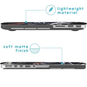 iMoshion Coque Design Laptop MacBook Pro 15 pouces Retina - A1398 - Black Marble