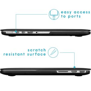 iMoshion Coque Laptop MacBook Pro 13 pouces Retina - A1502 - Noir
