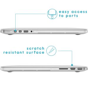 iMoshion Coque Laptop MacBook  Pro 15 pouces Retina - Transparent