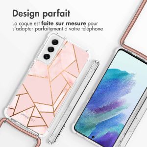 iMoshion Coque Design avec cordon Samsung Galaxy S21 FE - Pink Graphic
