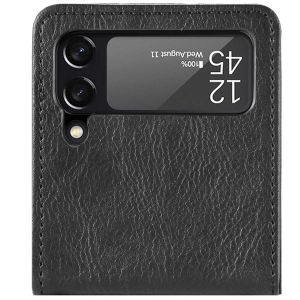 iMoshion Étui de téléphone portefeuille Luxe Galaxy Z Flip 3 - Noir